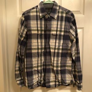 Banana Republic Classic Fit Casual Dress checked Button Up Shirt - sz M